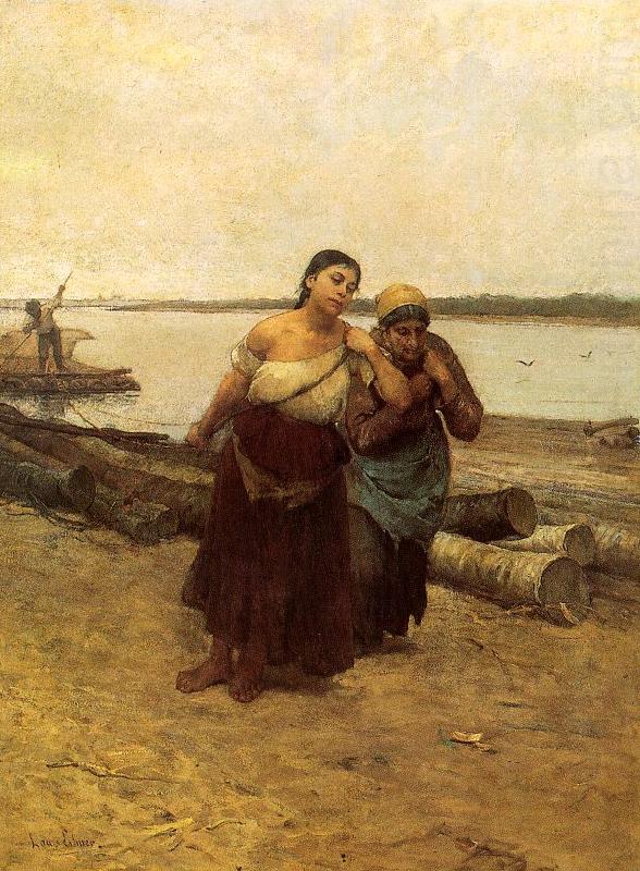 Deak-Ebner, Lajos Boat Warpers china oil painting image